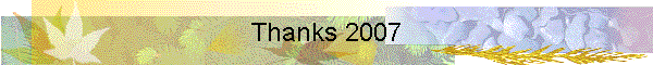 Thanks 2007